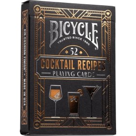 Resim Kokteyl Oyun Kartları, Eski Moda, Margarita, Moskova Katırı, Daiquiri ve Mojito Kokteyl Tarifleri, 1 Güverte Içeren 52 Kokteyl Tarifi Içerir 