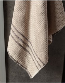 Resim Madame Coco Alissa %100 Pamuk Banyo Havlusu - Bej 8684427128237 Ekru 