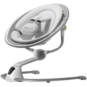 Resim Otomatik Bebek Salıncağı ve Zıplayıcı, 60x45x70 cm Frost Silver 