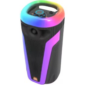 Resim HEPU HP 113 Taşınabilir Şarjlı Bluetooth Hoparlör 4 inc *2 10w Rms Rgb Karaoke Mikrofonlu 3600 MAH 