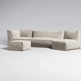 Resim Yeni Legom Dış Mekan Armut Koltuk & Koltuk Takımı - Krem 