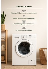 Resim Yastık Alezi Seti Pamuklu 6 Lı Kapitone Yastık Koruyucu Gri Gri 