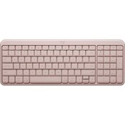 Resim Logitech K251 Kablosız Bluetooth Klavye, İş Laptopu Ofis Kullanımı Pembe 