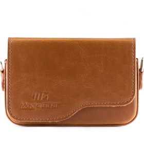 Resim MegaGear Canon Powershot G9 X Mark II, G9 X Deri Yatay Çantası 