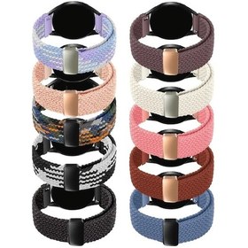 Resim Gaojunshop01 1 Adet Nylon Örgü 22mm Manyetik Akıllı Saat Kayışı Navy Blue Samsung Uyumlu Huawei Xiaomi 