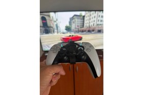 Resim KMA Tekstil Ps5 Oyun Konsol Direksiyonu - Ps5 Mini Oyun Konsol Direksiyonu - Dualsense Oyun Direksiyonu 