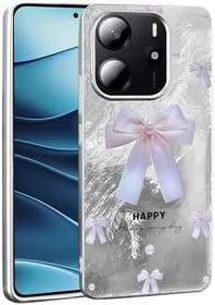 Resim Zore Xiaomi ile uyumlu Redmi Note 14 5G Kılıf Desenli Zore Mep Kapak İncili Fiyonk 
