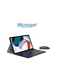 Resim Xiaomi Uyumlu Pad 6/6 Pro Bluetooth Klavye Ve Mouse + Standlı Kılıf-bkk6 
