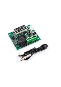 Resim W1209 Dc 12v Sıcaklık Kontrol Dijital Termostat 