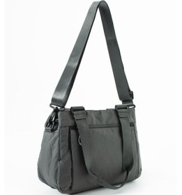 Resim Sanmorris Orta Boy Çok Gözlü Spor,günlük Seyahata Uygun El Ve Omuz Çantası 6015 Koyu Gri 