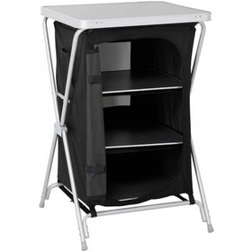 Resim Katlanır Mutfak Dolabı Siyah - Gri 