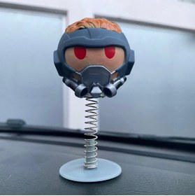 Resim Genel Markalar Star Lord Sallanan Kafa Zip Zip Marvel Lisansli 