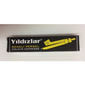 Resim Pergel Plastik Renkli Yıldızlar Marka 