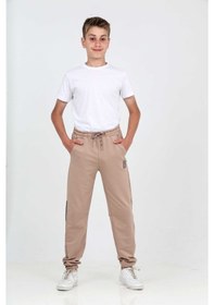 Resim Toontoy Erkek Çocuk Üç Şeritli Eşofman Alt Gri 