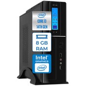 Resim Zetta Flex Pro 430X Intel Core i3 14100 8GB DDR5 256GB SSD Windows 11 Pro Sff Slim Masaüstü Bilgisayar ZET430X9562031 