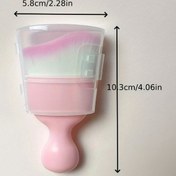 Resim 1 adet Ultra-Yumuşak Pembe Araba Detay Fırçası Beyaz Kıllarla - Kompakt İç Temizlik ve Hava Kanalı Toz Alma Aracı, Kolay Temizlik Plastik Malzeme ile Kolay Bakım, Araba Temizlik Aksesuarları, Araba Detay Araçları, Kanal Temizleme Aracı, Şık Tasarım, Dayanıklı Plastik 
