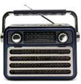 Resim Leva House Meier M-182BT Alarm Saatli Radyo Kompakt Tasarım Mavi Renkli 