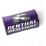 Resim Dashanshop Mor Renkli 1-1/8 Off-road Bisikletler İçin Konforlu Göğüs Koruma Pedi Dayanıklı Çapraz Bar Kauçuk Yastık 