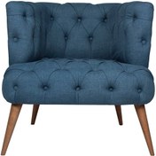 Resim Ze10 Design West Monroe Tekli Koltuk Gece Mavisi 