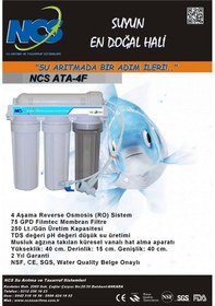 Resim Ncs Ata 4F Akvaryum Tipi Su Arıtma Cihazı 