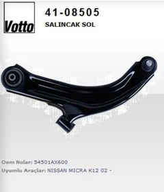 Resim Votto-41-08505 - Salıncak Alt Sol- Nıssan: Mıcra-k12 03 10/note 