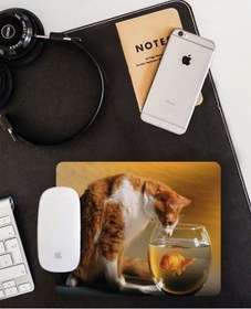 Resim WuW Balık Avcısı Kedi Mouse Pad 