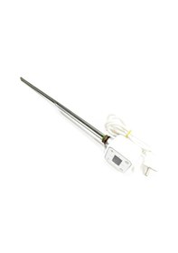 Resim Sern 600w Beyaz Renk Kare Dijital Hp013 Model Havlupan Isıtıcı Rezistans 230v L:550mm 1/2'' Yarım Parmak 