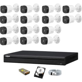 Resim Dahua 14 Kameralı Güvenlik Sistemi Dış-Mekan-Hdd-Jack-Bnc-Konnektör Proje Kamera 