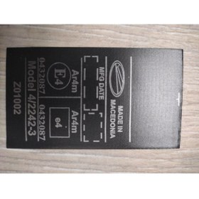 Resim SS Oto Araç Emniyet Kemeri E4 Sertifika Etiketi 1 Adet 