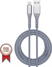 Resim Torima 2.4A Iphone Lightning USB Hızlı Halat Şarj Kablosu-TR210 