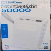 Resim JUNGLEE (506) Powerbank Ios Android Uyum Led Işıklı Ekranlı Type C Mikro Usb Çıkışlı 50000 Mah ile uyumlu 