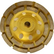 Resim Nzb Beton Taşlama Elmas Çanak Disk Beton Yüzey Temizleme Çift Sıra Segmanlı 115 mm 