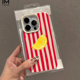 Resim Kreasyonel Tasarım Kırmızı ve Beyaz Çizgili Limon Dekoratif Kart Desenleri Iphone 16, 15, 14, 13, 12 ve 11 Telefon Kılıfları İçin Uygun, Leke Direnciliği, Moda, Trend ve Sosyal Medya Özelliklerine Sahiptir 