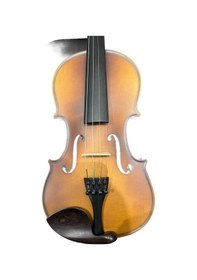 Resim Hdv 11 Masif Abanoz Aksamlı Keman 