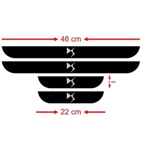 Resim Citroen Ds Kapı Eşiği 4 Lü Aksesuar 