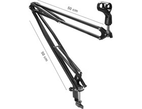 Resim AyrStore NB40 Mikrofon Standı + Pop Filter + Shock Mount (50X50 Büyük Boy) 