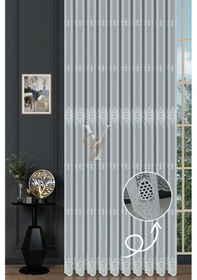 Resim 24p7484n Tül Perde V-fikse Ekru 