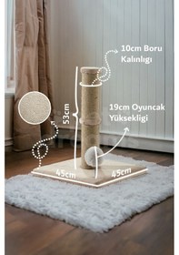 Resim Pet Dreams Katre Lüks Kedi Tırmalama Ve Ponponlu Oyuncak 