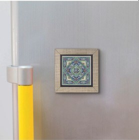 Resim İtalyan Deseni Baskılı Mdf Magnet 7x7 294 