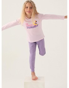 Resim Roly Poly 3401 Garson Endless Kız Çocuk Pijama Takımı Pembe 