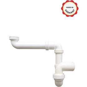 Resim Dallmer Yer Kazandıran Lavabo Sifonu Evye Sifonu 1 1/2'' Bağlantı Ağızlı 50lik Koku Önleyici 