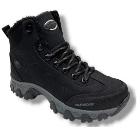 Resim Jagulep 4057-26 Anatomik İçi Kürklü Outdoor Bot Siyah Füme 36-39 Siyah 