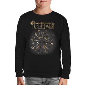 Resim Locke and Key - All Keys Siyah Çocuk Sweatshirt 