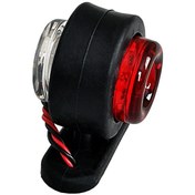 Resim Mini Takoz Lamba 24V Universal IP65 Su Geçirmez 6 + 6 Ledli 5,5 X 4,8 Cm Çift Renk Kırmızı-Beyaz TH-310 