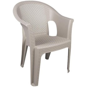 Resim Mandella Hobi Rattan Koltuk Çölbeji Bej 