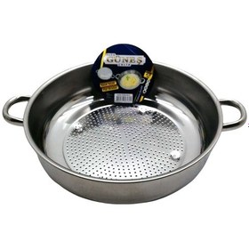 Resim No-2 - 28cm Basık Süzek Metal Süzgeç 4989 Çok renkli 