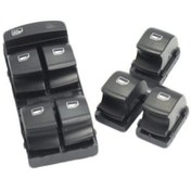 Resim Genel Markalar Audi A6 Cam Düğmesi Anahtarı Takımı Dörtlü Ve Tekli 2005--2011 