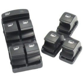 Resim Genel Markalar Audi A6 Cam Düğmesi Anahtarı Takımı Dörtlü Ve Tekli 2005--2011 