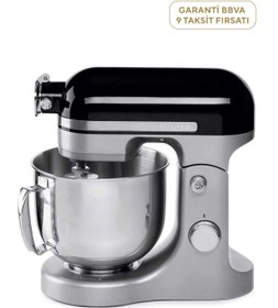 Resim ARİETE Moderna 407900 Kıyma ve Makarna Aparatı Hediyeli 1600 W Siyah Mutfak Şefi 5.5 lt 