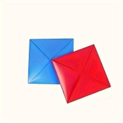 Resim 2 adet Kore Geleneksel Kağıt Hamuru Oyun Zarfı - Kırmızı ve Mavi, Aile Partileri için Origami Tasarımı, Takım Oluşturma ve Açık Hava Etkinlikleri, Bayramlık Etkinlik Aksesuarları | Bayramlık Zarf Tasarımı | Dayanıklı Parti Malzemeleri 